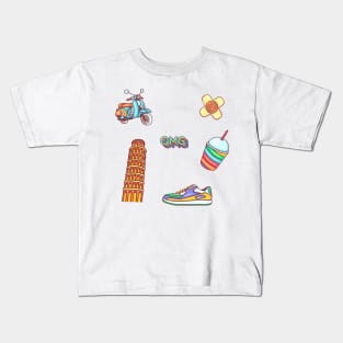 Fun Sticker Pack Kids T-Shirt